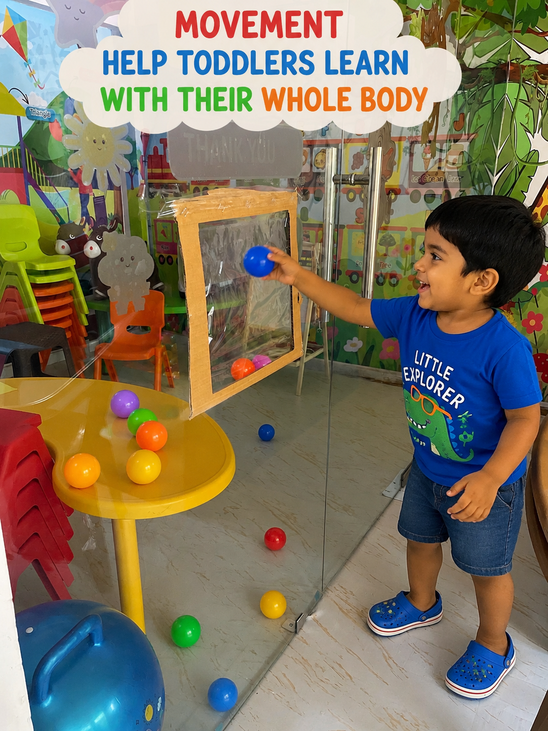 Child learning through movement activity